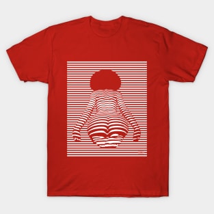 Afro Stripes Art Bootie T-Shirt